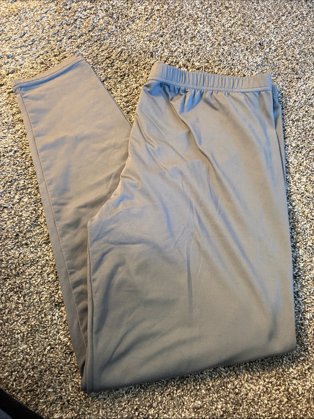 Men's Lightweight Grey Jogger Pants with Elastic Waist
